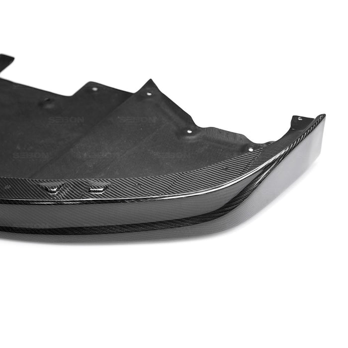 Seibon OEM-Style Carbon Fiber Front Lip For 2009-2011 Nissan GT-R