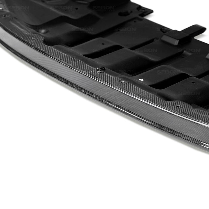 Seibon OEM-Style Carbon Fiber Front Lip For 2012-2016 Nissan GT-R