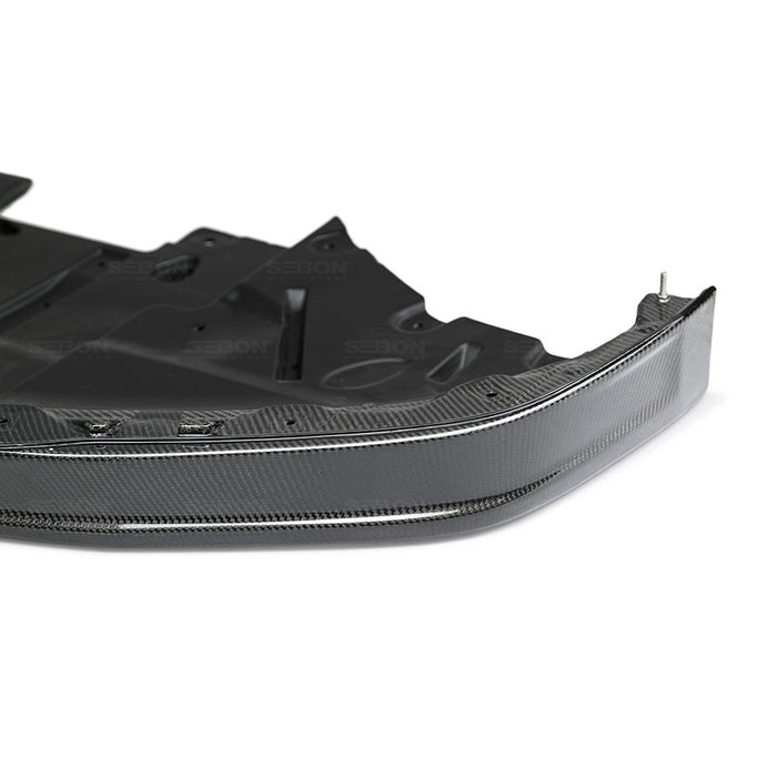 Seibon OEM-Style Carbon Fiber Front Lip For 2012-2016 Nissan GT-R