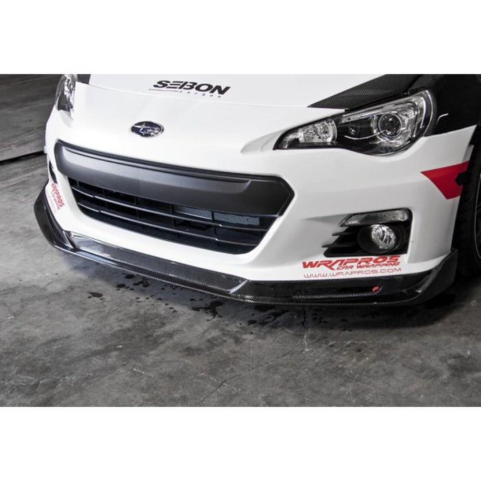 Seibon KC-Style Carbon Fiber Front Lip For 2013-2016 Subaru Brz