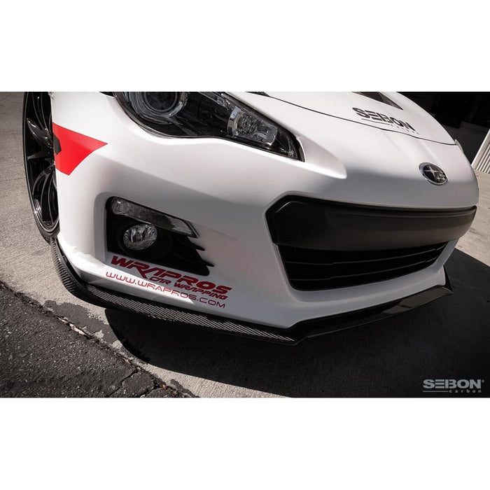 Seibon TA-Style Carbon Fiber Front Lip For 2013-2016 Subaru Brz