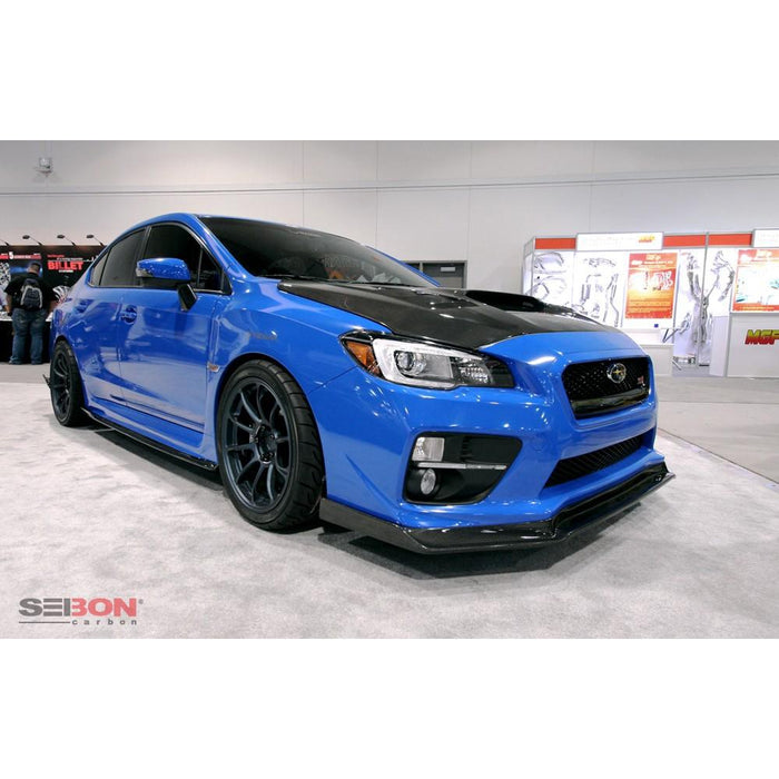 Seibon MB3-Style Carbon Fiber Front LIP For 2015-2017 Subaru WRX / STI