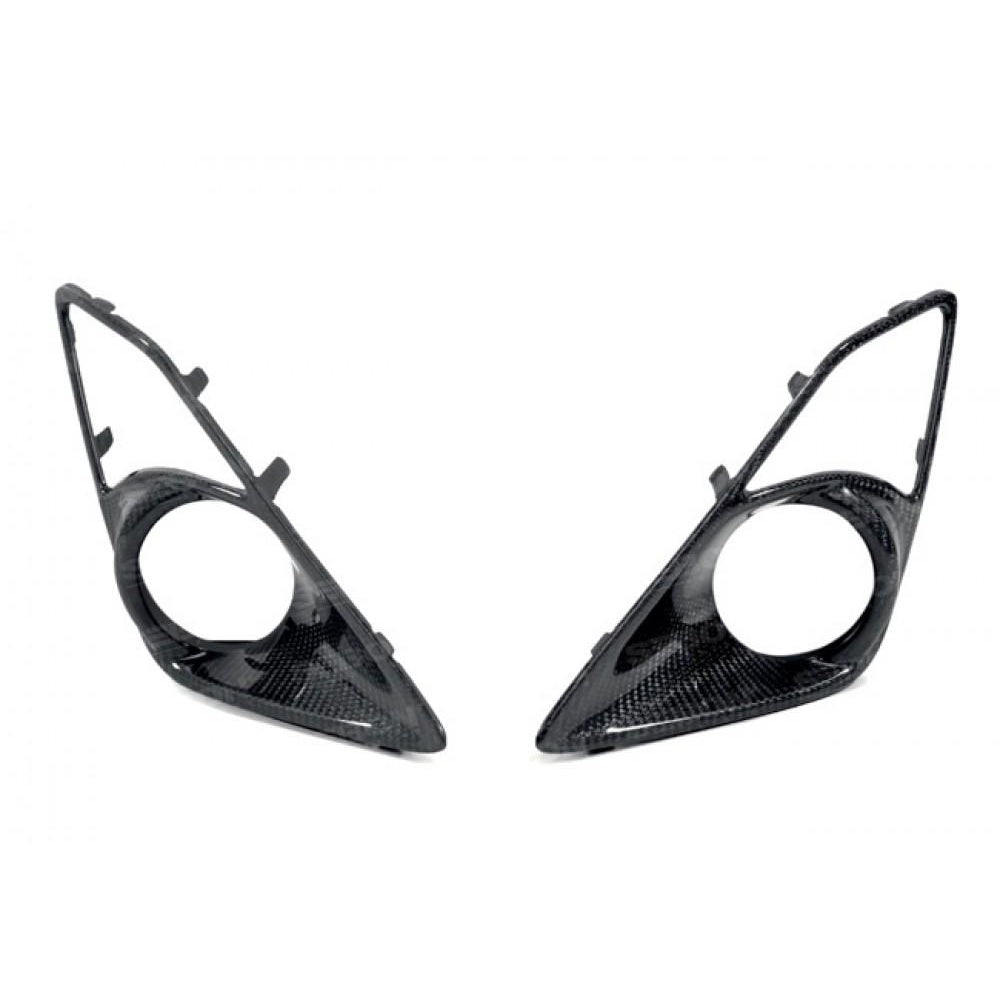 Seibon Carbon Fiber Fog Light Surround For 2013-2016 Scion Frs