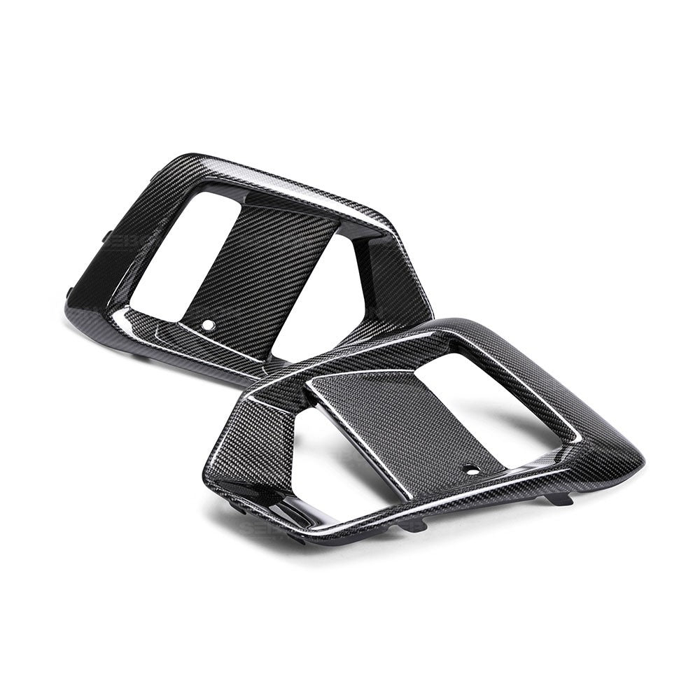 Seibon Carbon Fiber Fog Light Surround For 2016-2018 Ford Focus RS