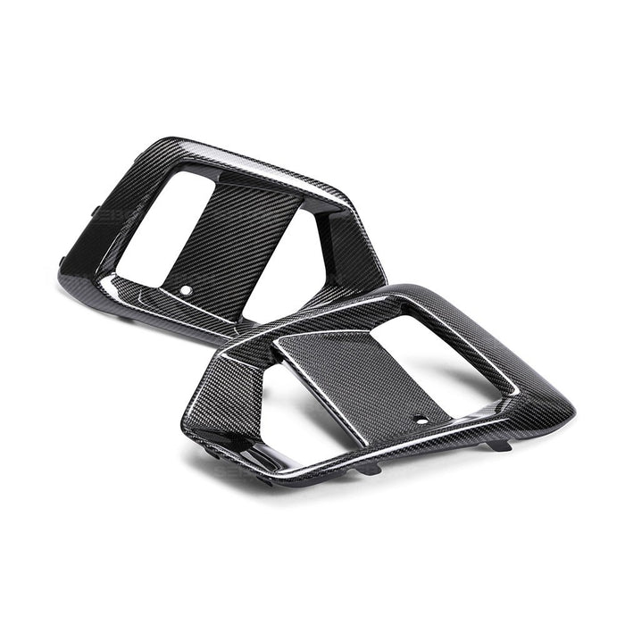 Seibon Carbon Fiber Fog Light Surround For 2016-2018 Ford Focus RS