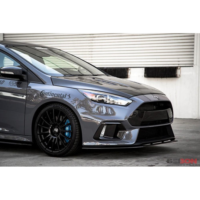 Seibon Carbon Fiber Fog Light Surround For 2016-2018 Ford Focus RS