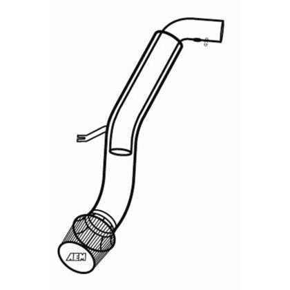 AEM IND V2 Cold Air Intake Sys - Blacktop B18 DC/DB Integra