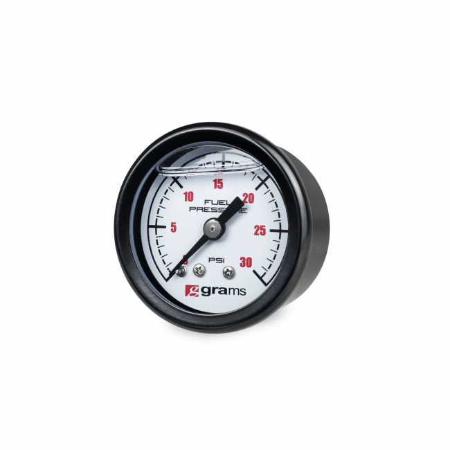 Grams Performance Fuel Pressure Gauge - 0-30psi-Fuel Pressure Gauges-Speed Science