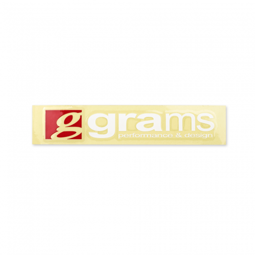 Grams Performance Logo Clear 20cm Decal