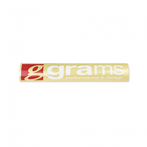 Grams Performance Logo Clear 450mm Decal