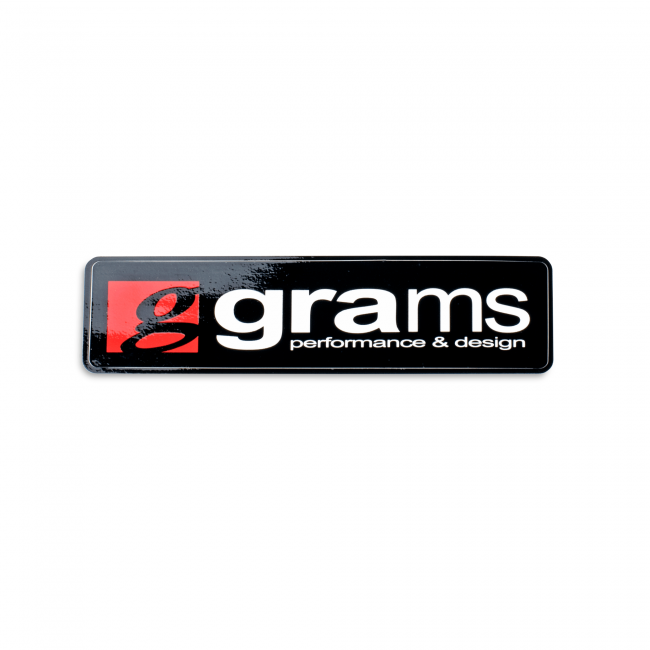 Grams Performance Logo Black 10cm Decals