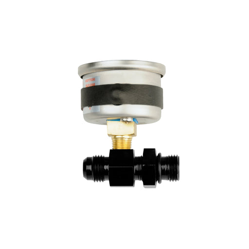 Aeromotive ORB-08 to AN-08 In-line Gauge Adapter