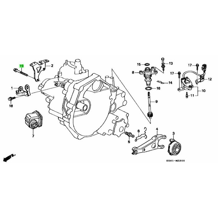 Honda Genuine Flanged Bolt