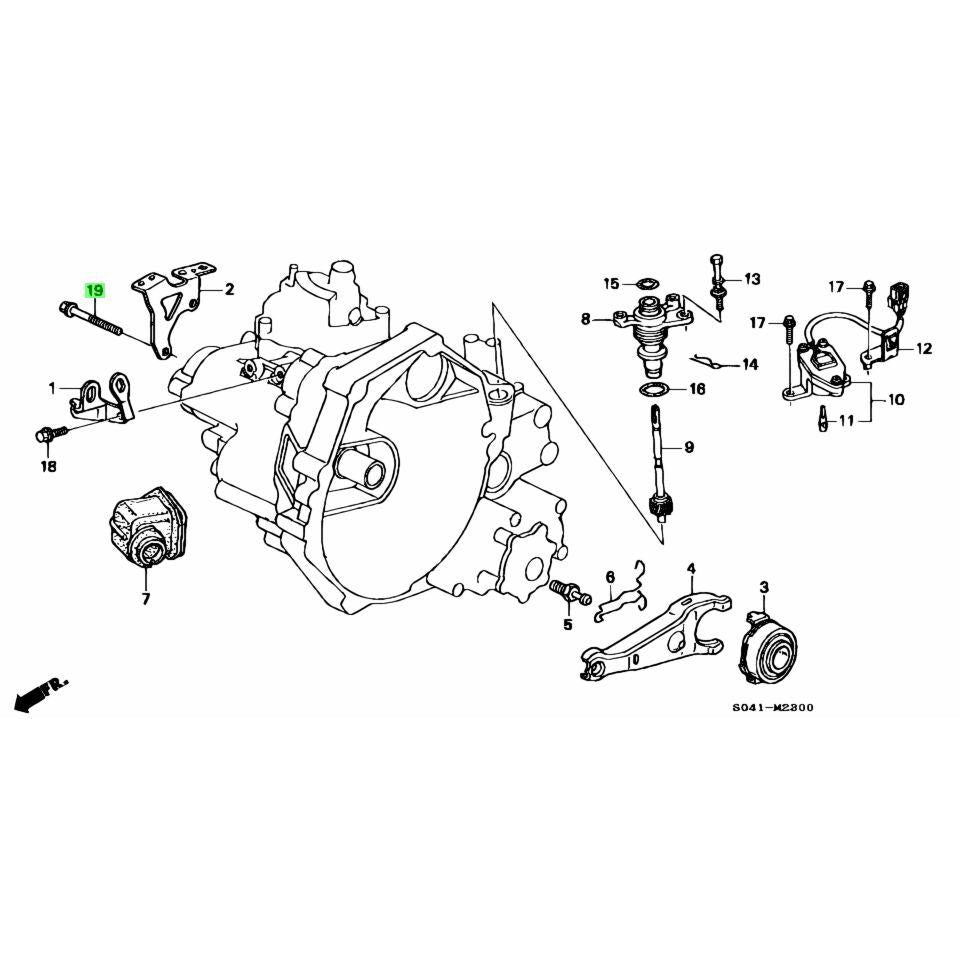 Honda Genuine Flanged Bolt