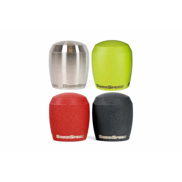 GrimmSpeed Stubby Shift Knob Stainless Steel - Subaru/Ford