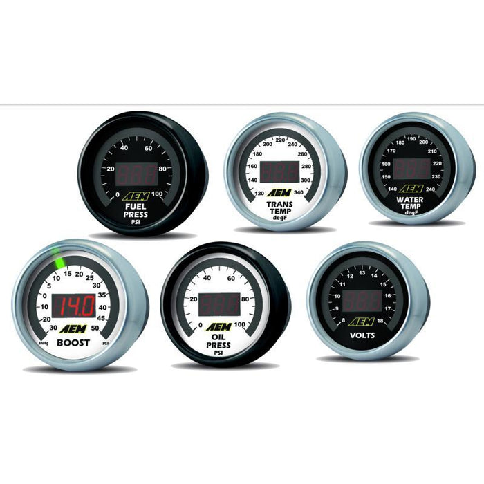 AEM 52mm Pressure (Oil or Fuel) Digital Gauge