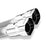 Borla Universal Polished TipSingle Round Angle-Cut (inlet 2 1/4in. Outlet 2 1/4in) *NO Returns*