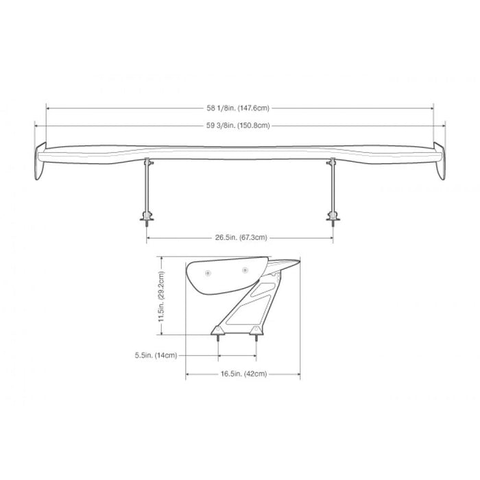 Seibon Carbon Fiber GT Wing