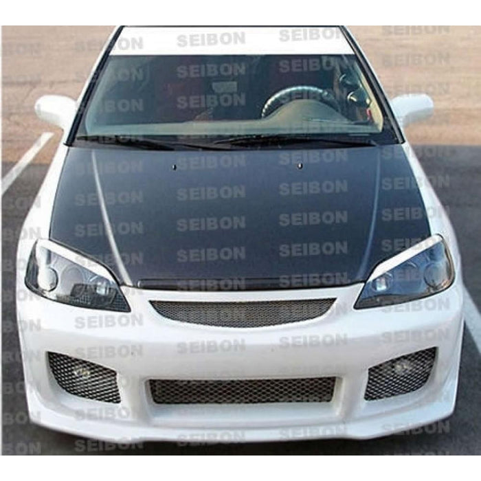 Seibon OEM-Style Carbon Fiber Hood For 2001-2003 Honda Civic