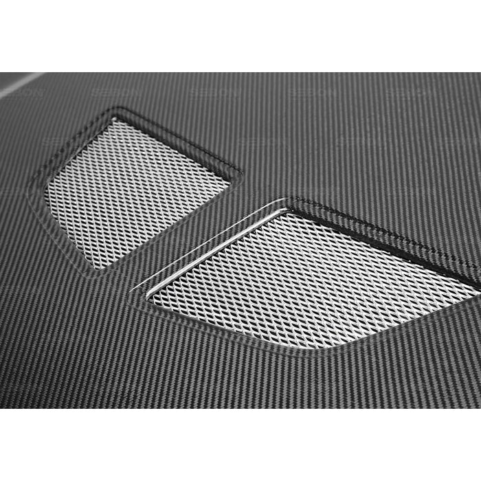 Seibon OEM-Style Carbon Fiber Hood For 2002-2003 Mitsubishi Lancer Evo Vii