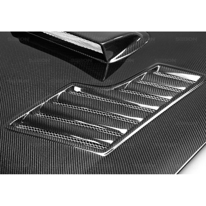Seibon CWII-Style Carbon Fiber Hood For 2002-2003 Subaru Impreza / Wrx