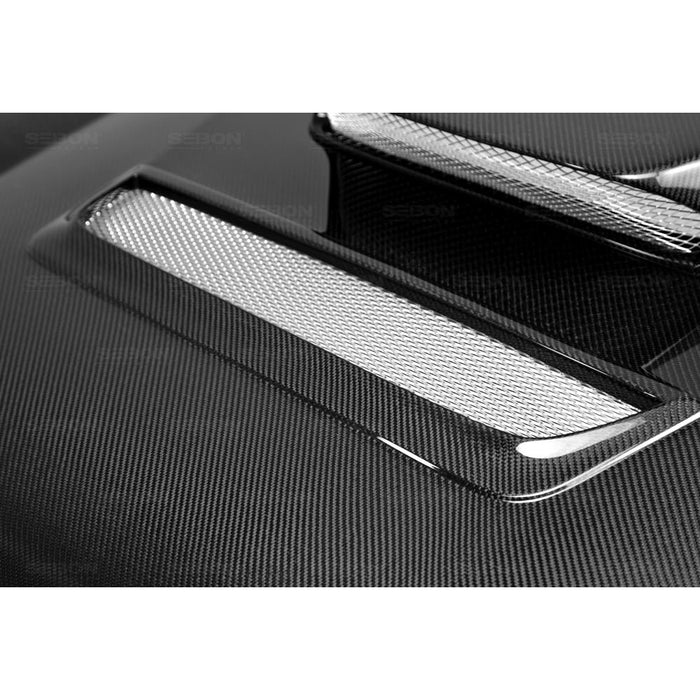 Seibon RC-Style Carbon Fiber Hood For 2002-2003 Subaru Impreza / Wrx