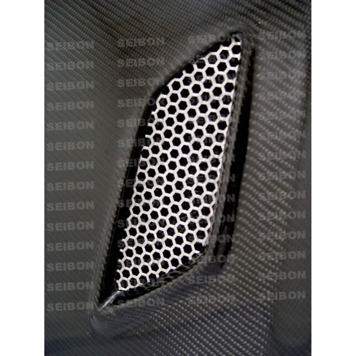 Seibon MG-Style Carbon Fiber Hood For 2002-2005 Honda Civic SI