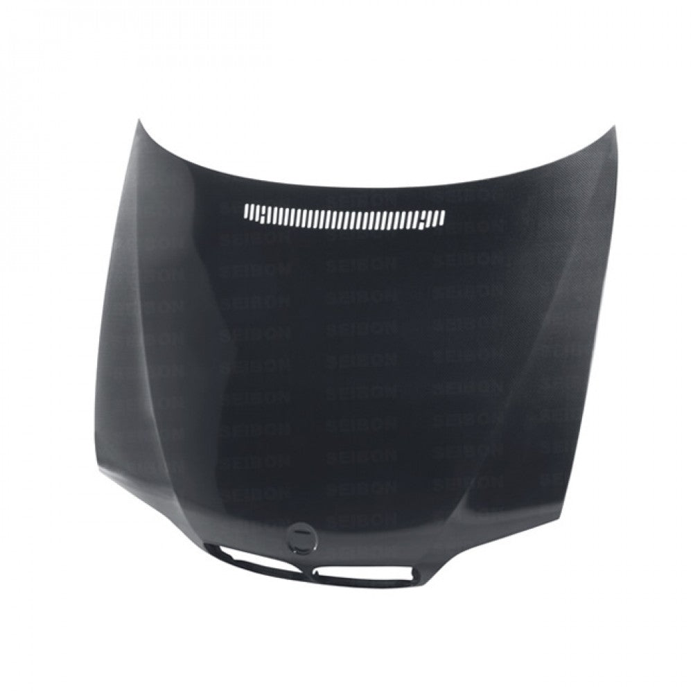 Seibon OEM-Style Carbon Fiber Hood For 2002-2005 BMW E46 3 Series Sedan