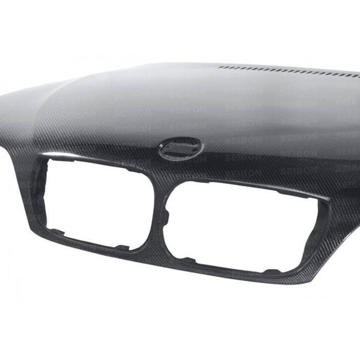 Seibon OEM-Style Carbon Fiber Hood For 2002-2005 BMW E46 3 Series Sedan