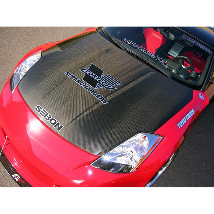 Seibon OEM-Style Carbon Fiber Hood For 2002-2006 Nissan 350z