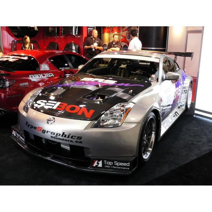 Seibon TSII-Style Carbon Fiber Hood for 2002-2006 Nissan 350Z