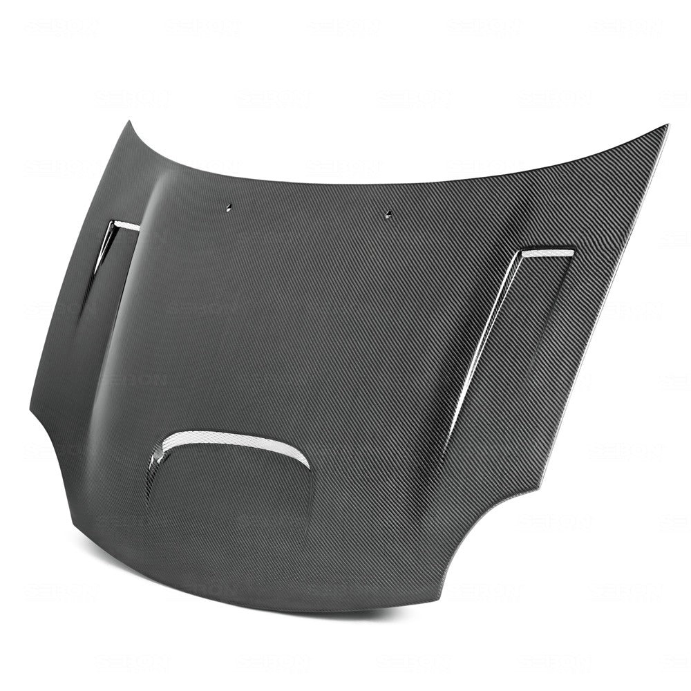 Seibon DV-Style Carbon Fiber Hood For 2003-2005 Dodge Neon SRT-4