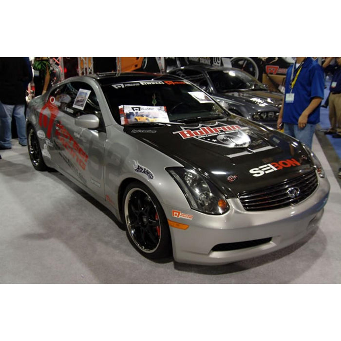 Seibon JS-Style Carbon Fiber Hood For 2003-2007 Infiniti G35 2DR