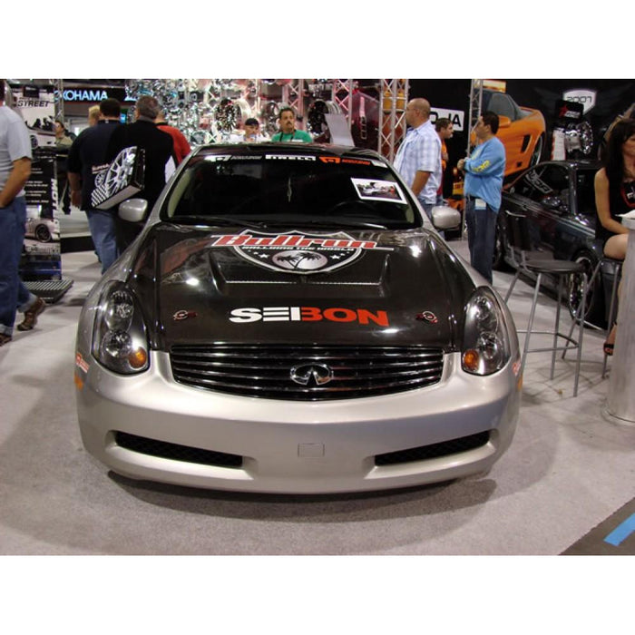 Seibon JS-Style Carbon Fiber Hood For 2003-2007 Infiniti G35 2DR