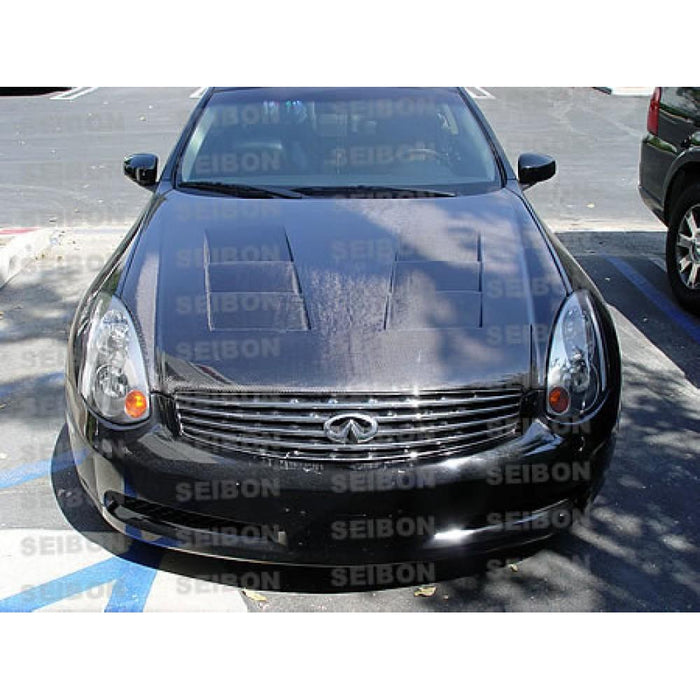 Seibon TS-Style Carbon Fiber Hood For 2003-2007 Infiniti G35 Coupe