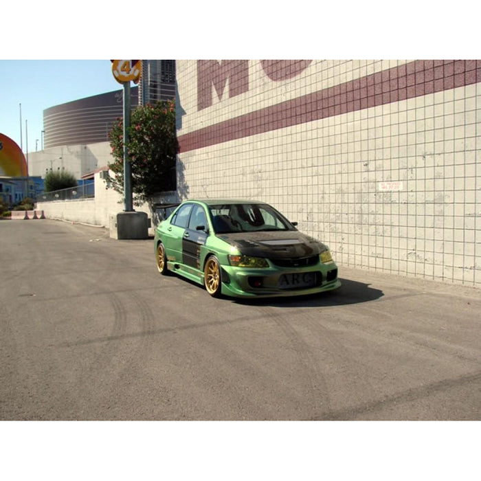 Seibon CW-Style Carbon Fiber Hood For 2003-2007 Mitsubishi Lancer Evo