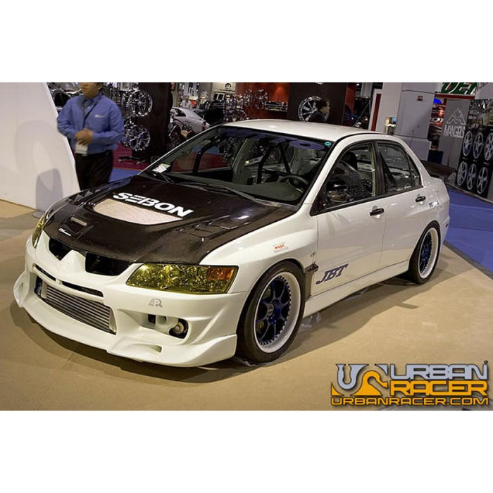 Seibon CW-Style Carbon Fiber Hood For 2003-2007 Mitsubishi Lancer Evo