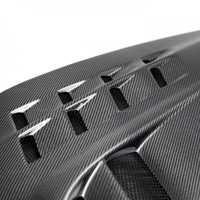 Seibon CWII-Style Carbon Fiber Hood For 2003-2007 Mitsubishi Lancer Evo