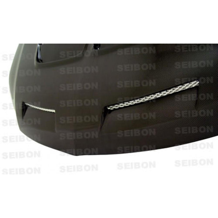 Seibon TSII-Style Carbon Fiber Hood For 2003-2007 Mitsubishi Lancer Evo