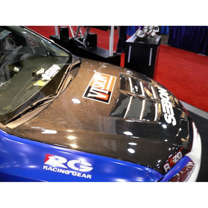 Seibon TSII-Style Carbon Fiber Hood For 2003-2007 Mitsubishi Lancer Evo