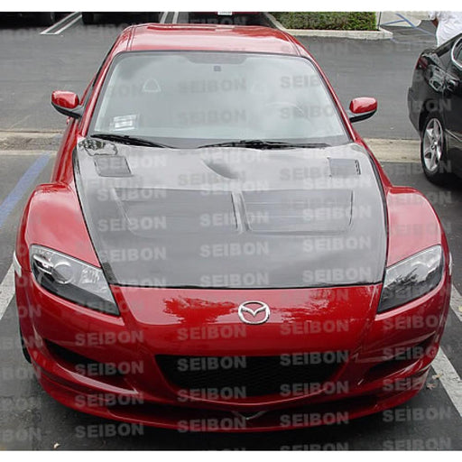 Seibon TSII-Style Carbon Fiber Hood For 2004-2011 Mazda Rx-8