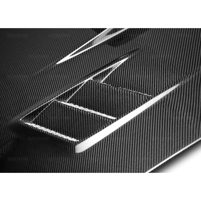 Seibon CWII-Style Carbon Fiber Hood For 2004-2005 Subaru Impreza / WRX / STI