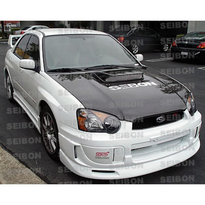 Seibon OEM-Style Carbon Fiber Hood For 2004-2005 Subaru Impreza / WRX / STI