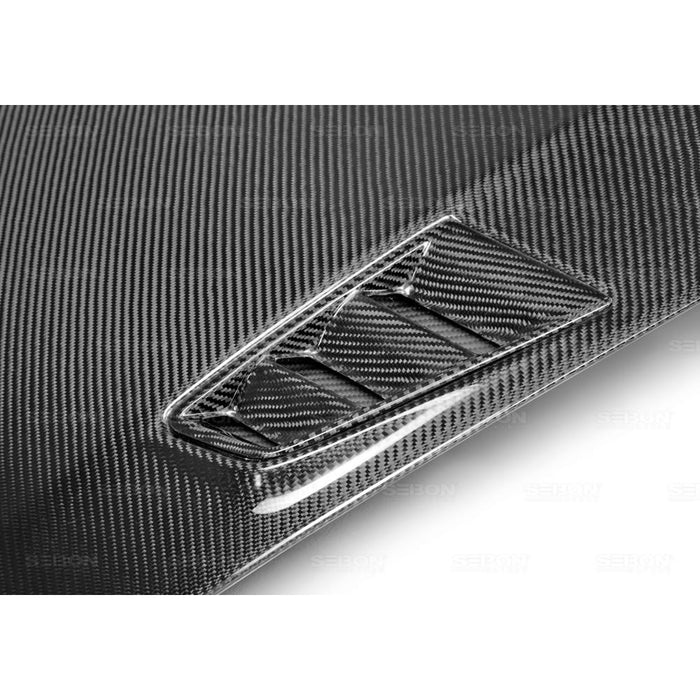 Seibon MGII-Style Carbon Fiber Hood For 2006-2010 Honda Civic 4DR JDM / Acura CSX