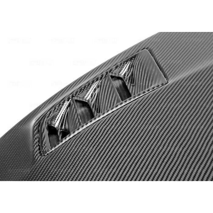 Seibon MGII-Style Carbon Fiber Hood For 2006-2010 Honda Civic 4DR JDM / Acura CSX