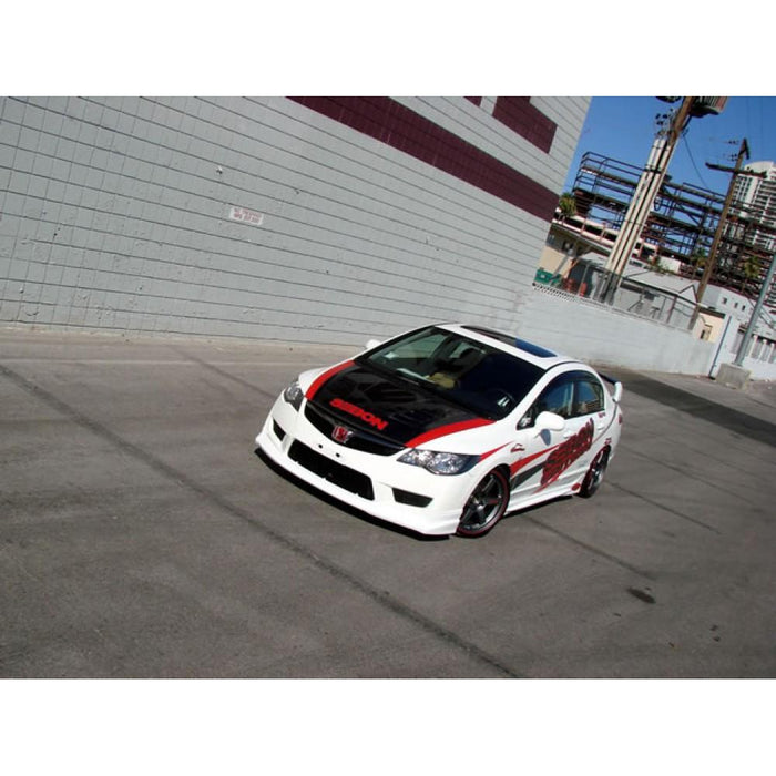 Seibon TS-Style Carbon Fiber Hood For 2006-2010 Honda Civic 4DR JDM / Acura CSX
