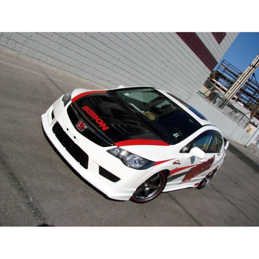 Seibon TS-Style Carbon Fiber Hood For 2006-2010 Honda Civic 4DR JDM / Acura CSX