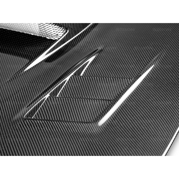 Seibon CWII-Style Carbon Fiber Hood For 2006-2007 Subaru Impreza / WRX / STI