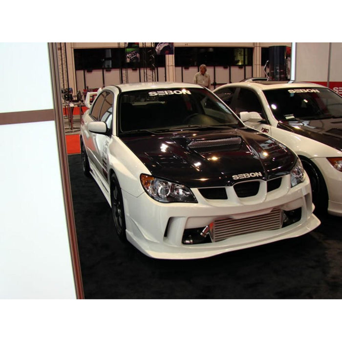 Seibon CWII-Style Carbon Fiber Hood For 2006-2007 Subaru Impreza / WRX / STI