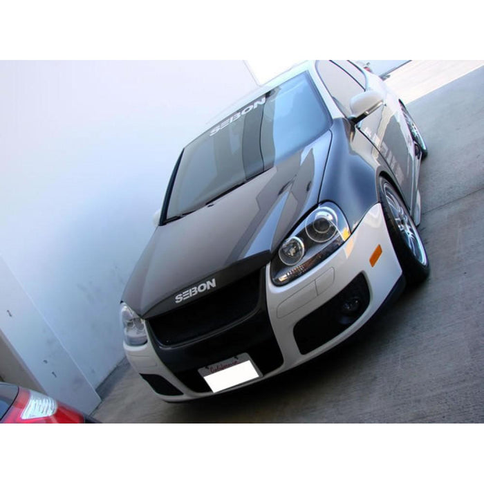 Seibon OEM-Style Carbon Fiber Hood for 2006-2009 VW Golf GTI (Shaved)
